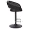 Flash Furniture Black Vinyl Adjustable Height Barstool CH-122070-BKBK-GG - alternate 6